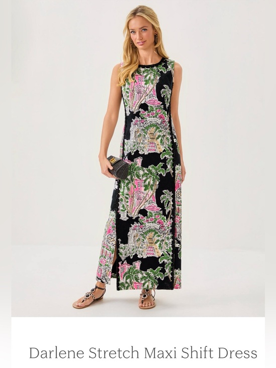 Lilly Pulitzer Dresses & Skirts - Lilly Pulitzer Darlene stretch Maxi shirt Dress - NWT